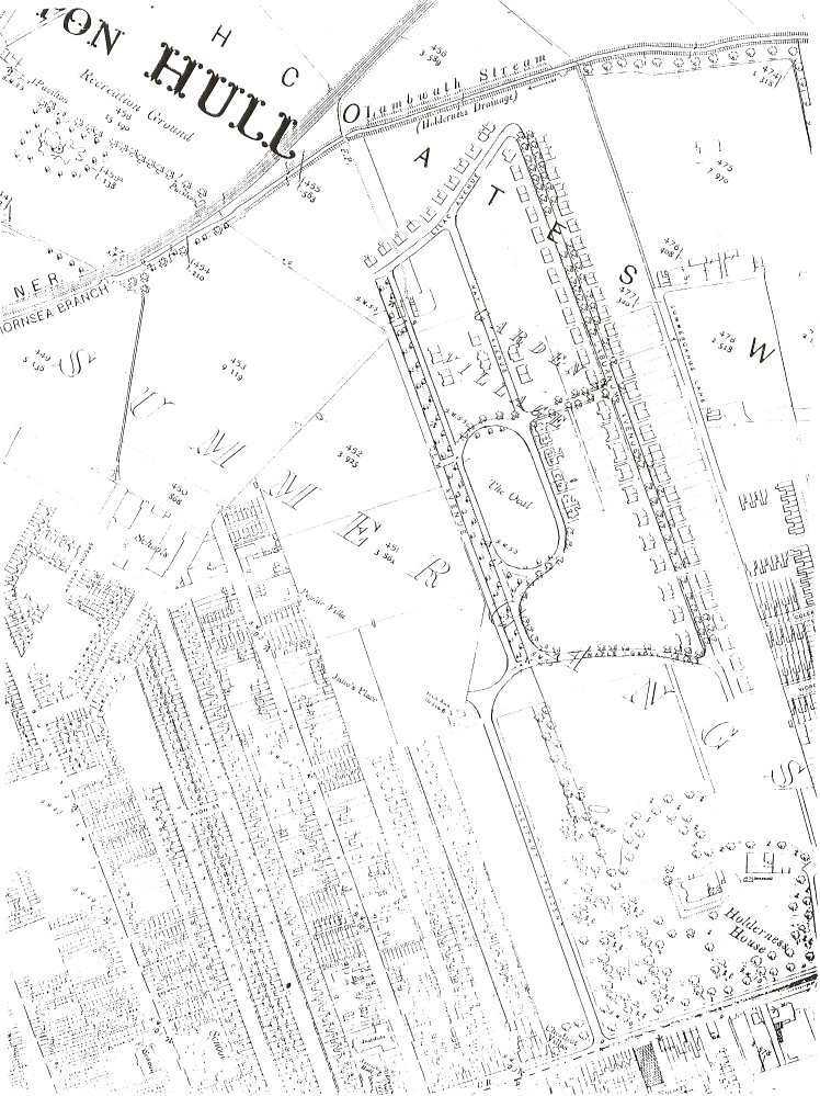 The Garden Village Area in 1909